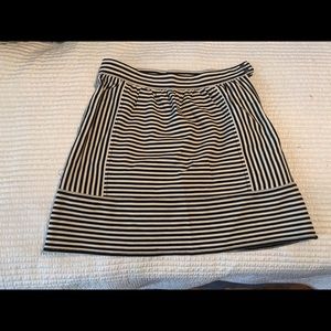 Madewell Skirts - Madewell black and white striped miniskirt. Madewell Skirts - Madewell black and white striped miniskirt.